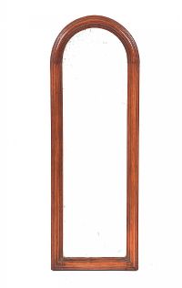 NINETEENTH CENTURY PIER MIRROR WITH MOULDED MAHOGANY FRAME at Ross's Online Art Auctions