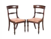 PAIR OF WILLIAM IV SIDE CHAIRS at Ross's Online Art Auctions