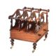 VICTORIAN ROSEWOOD MAGAZINE RACK at Ross's Online Art Auctions