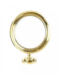 ANTIQUE BRASS DRESSING TABLE MIRROR at Ross's Online Art Auctions