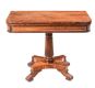 REGENCY TURN OVER LEAF CARD TABLE at Ross's Online Art Auctions