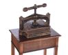 VICTORIAN CAST IRON BOOK PRESS ON STAND at Ross's Online Art Auctions