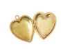 9CT GOLD RUBY HEART-SHAPED PENDANT at Ross's Online Art Auctions