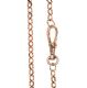 9CT ROSE GOLD ALBERT CHAIN AND FOB at Ross's Online Art Auctions