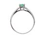 18CT WHITE GOLD EMERALD RING at Ross's Online Art Auctions