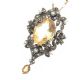 ANTIQUE CITRINE, PEARL AND MARCASITE PENDANT ON 9CT GOLD CHAIN WITH MATCHING GOLD AND SILVER EARRINGS at Ross's Online Art Auctions