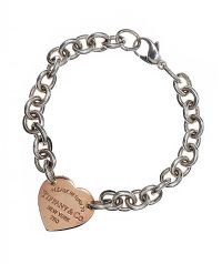 TIFFANY & CO. 18CT GOLD AND STERLING SILVER BRACELET at Ross's Online Art Auctions