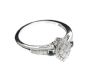 9CT WHITE GOLD SAPPHIRE AND DIAMOND RING at Ross's Online Art Auctions