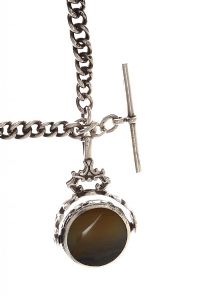STERLING SILVER FOB NECKLACE at Ross's Online Art Auctions