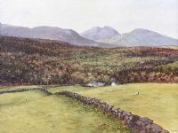 THE MOURNE MOUNTAINS by Gerald Walby at Ross's Online Art Auctions