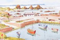BALLINTOY HARBOUR, COUNTY ANTRIM by Samuel McLarnon UWS at Ross's Online Art Auctions