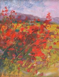 FUCHSIA, FANAD, COUNTY DONEGAL by Robert Bottom RUA at Ross's Online Art Auctions