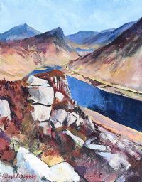 SILENT VALLEY, MOURNE MOUNTAINS by Roland A.D. Inman at Ross's Online Art Auctions