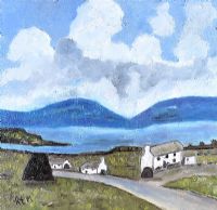WEST COAST OF IRELAND by Rose Elizabeth Moorcroft at Ross's Online Art Auctions