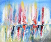 ABSTRACT REFLECTIONS by Hayley Huckson at Ross's Online Art Auctions