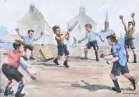 STREET CRICKET by James McDonald at Ross's Online Art Auctions