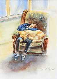 SLEEPY HEADS by Joan O'Neill at Ross's Online Art Auctions