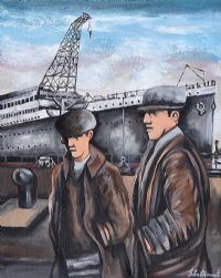 THE BUILDINGS OF TITANIC by John Stewart at Ross's Online Art Auctions