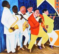 THE JAZZ BAND by Greenwood at Ross's Online Art Auctions
