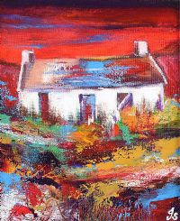 MARTHA'S COTTAGE by John Stewart at Ross's Online Art Auctions
