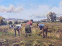 HARVEST TIME by Charles McAuley at Ross's Online Art Auctions