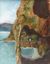 ROCKY COAST by Continental School at Ross's Online Art Auctions