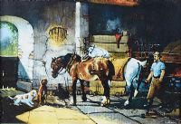 THE BLACKSMITH by William Yeaman at Ross's Online Art Auctions