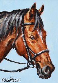 HORSE'S HEAD by Roy Wallace at Ross's Online Art Auctions