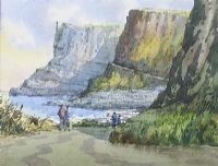 THE GIANT'S CAUSEWAY by Jack Wilkinson at Ross's Online Art Auctions