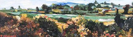SUMMER LANDSCAPE by P. Cunningham at Ross's Online Art Auctions