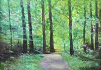 LIGHT IN THE FOREST by Jack Caprani at Ross's Online Art Auctions