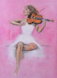 PINK JOY by Josephine Guilfoyle at Ross's Online Art Auctions