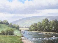 RIVER DUN, COUNTY ANTRIM by Manson Blair UWS at Ross's Online Art Auctions