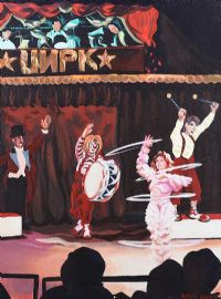 THE CIRCUS RING by Antonio Carty at Ross's Online Art Auctions