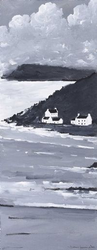 COTTAGES BY THE SEA by Sean Lorinyenko at Ross's Online Art Auctions