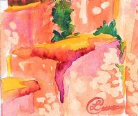 FRAGMENT, GIANT'S CAUSEWAY by Lynda Cookson at Ross's Online Art Auctions