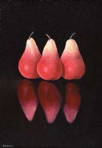 STILL LIFE OF PEARS by Kevin Meehan at Ross's Online Art Auctions
