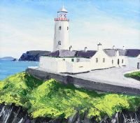 FANAD LIGHTHOUSE by Sean Loughrey at Ross's Online Art Auctions