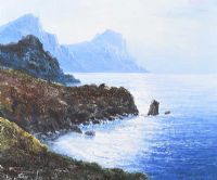 ON THE COAST, PLAYA BLANCA by Spanish School at Ross's Online Art Auctions