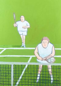 TENNIS PAIRS by O'Driscoll at Ross's Online Art Auctions