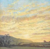 DUSK OVER THE GLENS by Cyril Walter Bion at Ross's Online Art Auctions