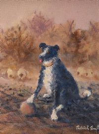 COLLIE DOG by Patrick Smyth at Ross's Online Art Auctions