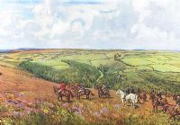 THE DEVON & SOMERSET STAGHOUNDS by Lionel Edwards, RI at Ross's Online Art Auctions