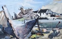 GROOMSPORT HARBOUR by Kenneth Webb RUA at Ross's Online Art Auctions