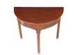 GEORGIAN MAHOGANY DEMI LUNE HALL TABLE at Ross's Online Art Auctions