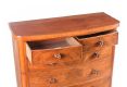 VICTORIAN BOW FRONTED CHEST OF DRAWERS at Ross's Online Art Auctions