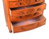 VICTORIAN BOW FRONTED CHEST OF DRAWERS at Ross's Online Art Auctions