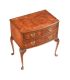 BURR WALNUT CABRIOLE LEG CHEST OF DRAWERS at Ross's Online Art Auctions