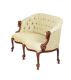 UPHOLSTERED TWO SEATER SETTEE at Ross's Online Art Auctions