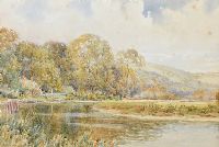 THE BLACK RABBIT ON THE ARUN by Robert Cresswell Boak ARCA at Ross's Online Art Auctions